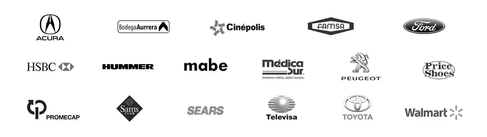 ROCA client logos